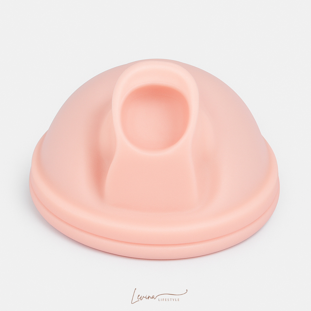 Luxe herbruikbare Menstruatie Disc met Hoesje - Licht roze