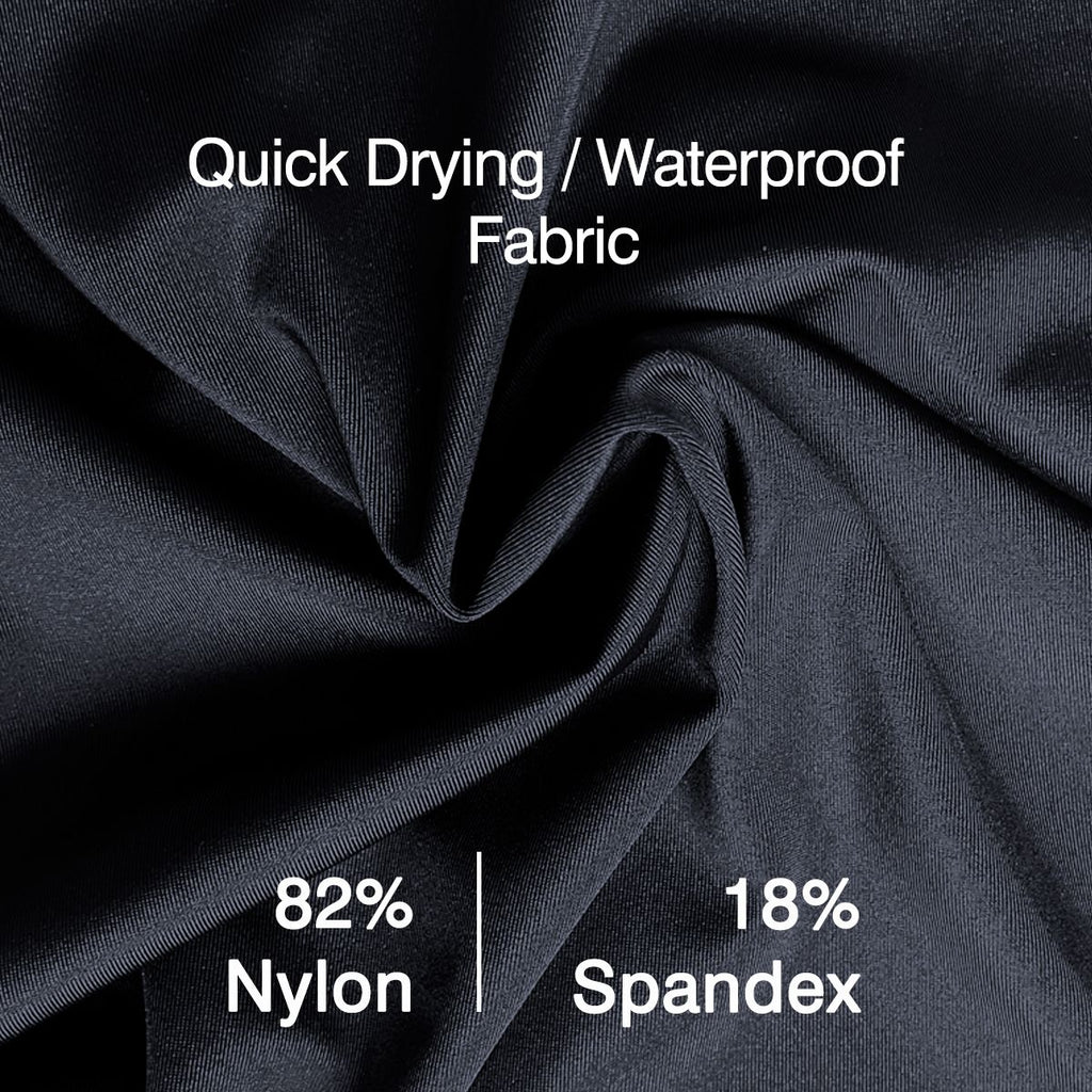 Menstruatie bikinibroekje Brazilian high waist - Zwart