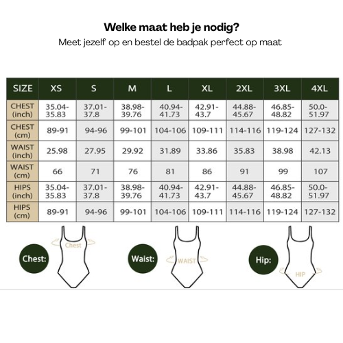 Menstruatie badpak - Zwart