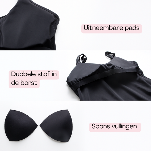 Menstruatie badpak - Zwart